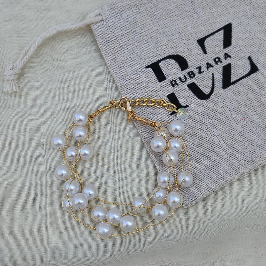 White Pearl Bracelet