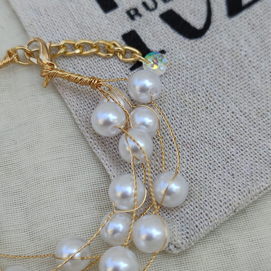 White Pearl Bracelet