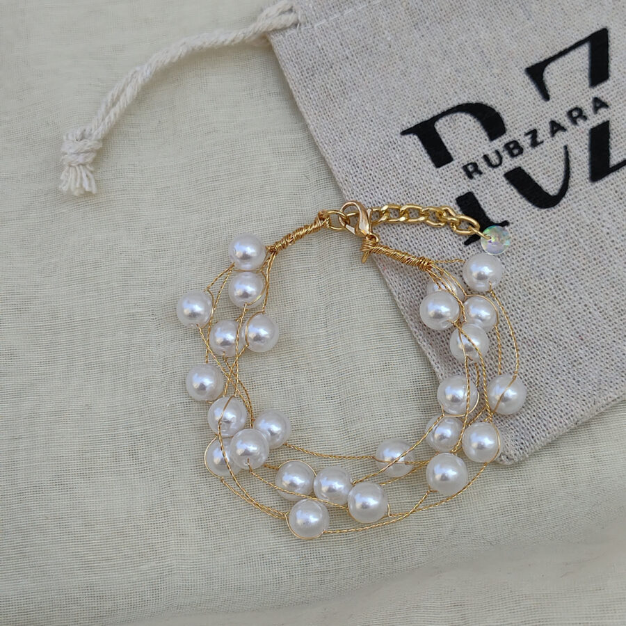 White Pearl Bracelet