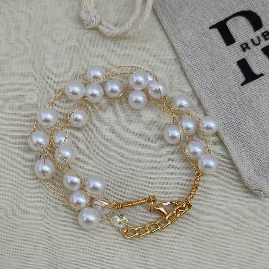 White Pearl Bracelet